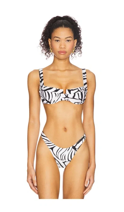 L*SPACE X RAILS BIANCA BIKINI TOP