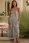 L*space X Rails Palazzo Halter Maxi Dress In White