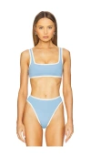 L*space X Revolve Ace Bikini Top In Aura & Cream