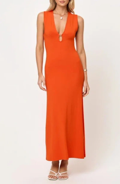 L*space Lspace Yuki Maxi Dress In Orange