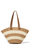 L*space Lspace Yuli Cornhusk Tote In Brown