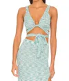 L*space Zephyr Top In Poolside In Green