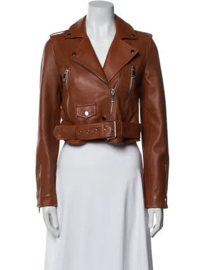 Pre-owned Lth Jkt Leather Biker Jacket In Multi