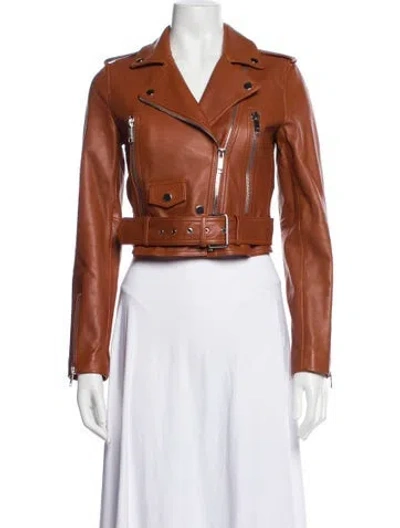 Pre-owned Lth Jkt Leather Biker Jacket In Multi