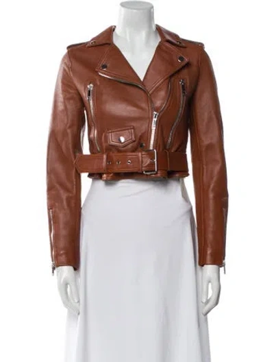 Pre-owned Lth Jkt Leather Biker Jacket In Multi