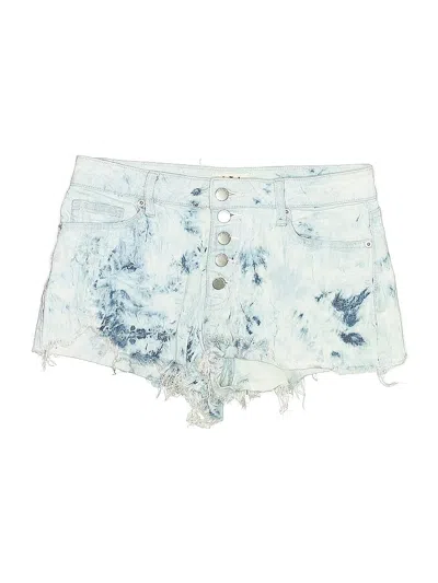 Pre-owned L.t.j. Letters To Juliet Denim Shorts In Blue