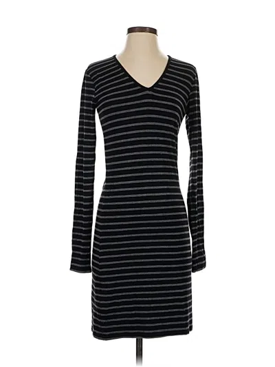 Pre-owned Lts Basics Casual Dress In Black