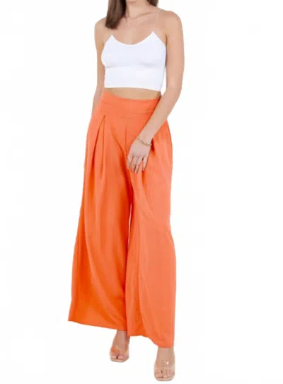 Ltx Sportswear Women's Airflow Pleated Pants In Orange