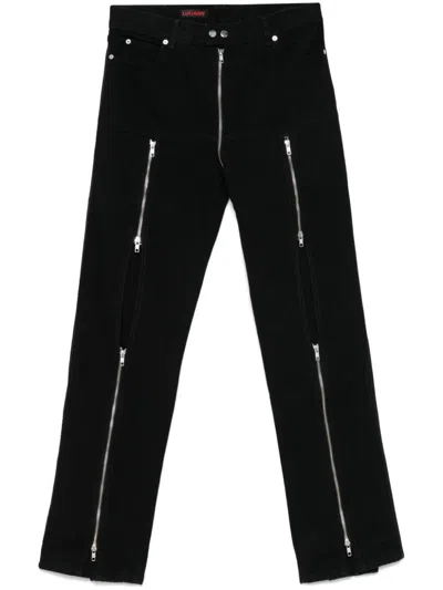 Lựu Dạn Cotton Trousers In Black