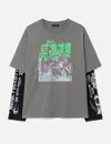 Lựu Dạn Double Deck T-shirt In Gray