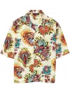 Lựu Dạn Oversized Shirt Featuring Tattoo Print