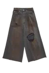Lựu Dạn Lu'u Dan  Dumpster Denim Jeans Grey In Gray