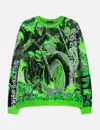 Lựu Dạn Misfit Jacquard Jumper In Green