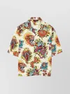 Lựu Dạn Oversized Shirt Featuring Tattoo Print In Multi