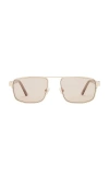 Lu Goldie Billie Sunglasses In Tan