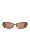 Lu Goldie Cali Sunglasses In 咖啡色