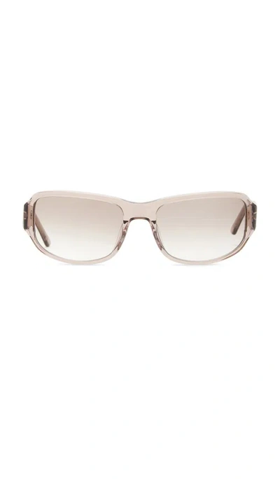 Lu Goldie Cleo Sunglasses In Metallic