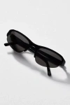 Lu Goldie Gia Sporty Cateye Sunglasses In Black