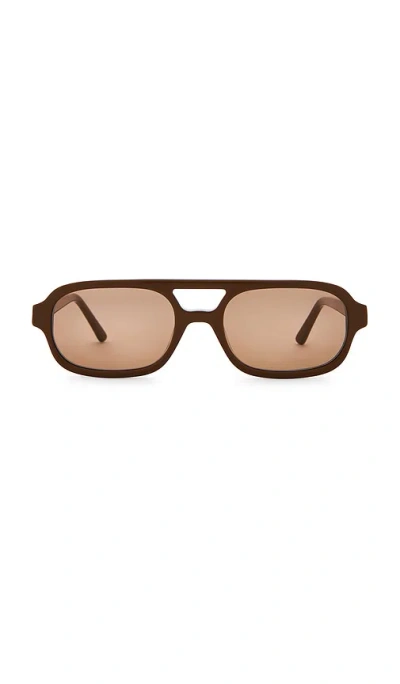 Lu Goldie Sofia Sunglasses In Brown