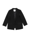 L:ú L:ú By Miss Grant Toddler Girl Blazer Black Size 6 Polyester, Elastane In Black