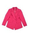 L:ú L:ú By Miss Grant Babies'  Toddler Girl Blazer Fuchsia Size 6 Polyester, Elastane In Pink