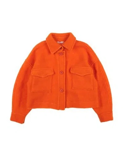 L:ú L:ú By Miss Grant Babies'  Toddler Girl Blazer Orange Size 6 Polyester, Wool, Polyamide