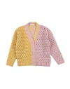 L:ú L:ú By Miss Grant Toddler Girl Cardigan Mustard Size 6 Polyacrylic, Wool, Alpaca Wool In Yellow