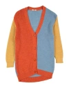 L:ú L:ú By Miss Grant Toddler Girl Cardigan Orange Size 6 Polyacrylic, Wool, Alpaca Wool In Orange