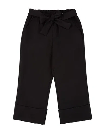 L:ú L:ú By Miss Grant Babies'  Toddler Girl Pants Black Size 6 Polyester, Elastane