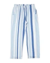 L:ú L:ú By Miss Grant Toddler Girl Pants Blue Size 6 Linen, Cotton, Polyester In Blue
