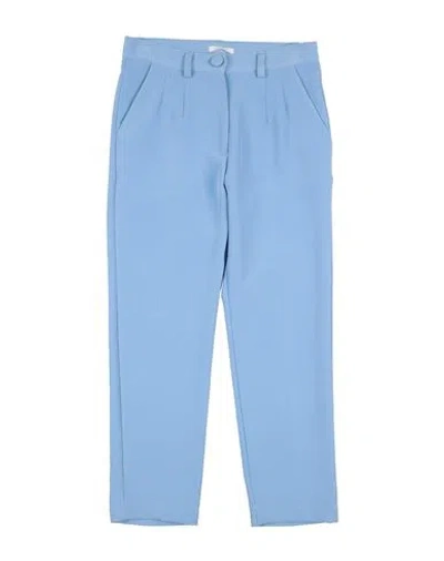 L:ú L:ú By Miss Grant Babies'  Toddler Girl Pants Light Blue Size 6 Polyester, Elastane