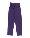 L:ú L:ú By Miss Grant Toddler Girl Pants Purple Size 6 Cotton, Elastane In Purple