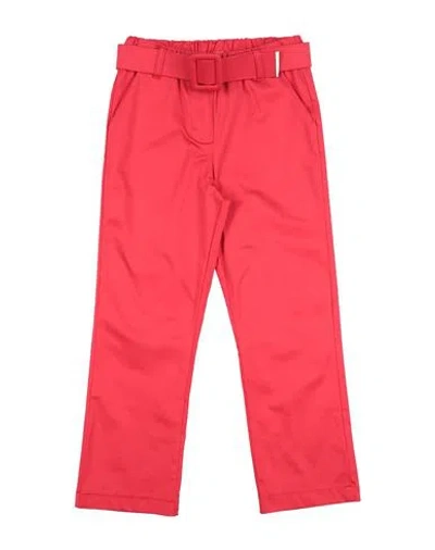 L:ú L:ú By Miss Grant Babies'  Toddler Girl Pants Red Size 6 Cotton, Elastane