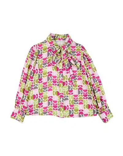 L:ú L:ú By Miss Grant Babies'  Toddler Girl Shirt Green Size 6 Viscose