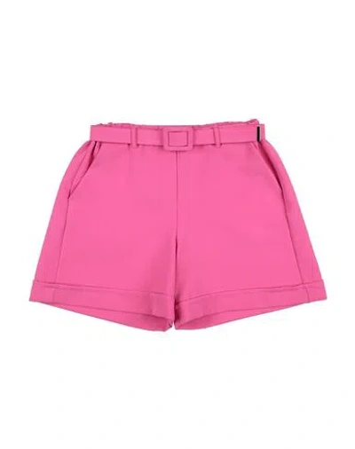L:ú L:ú By Miss Grant Babies'  Toddler Girl Shorts & Bermuda Shorts Fuchsia Size 6 Polyester, Elastane In Pink
