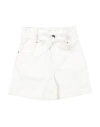 L:ú L:ú By Miss Grant Toddler Girl Shorts & Bermuda Shorts White Size 6 Cotton, Elastane In White