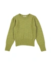 L:ú L:ú By Miss Grant Toddler Girl Sweater Lime Green Size 6 Polyacrylic, Polyamide, Wool, Elastane In Green