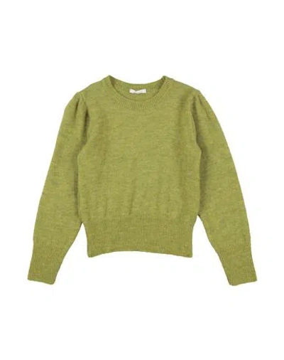 L:ú L:ú By Miss Grant Babies'  Toddler Girl Sweater Lime Green Size 6 Polyacrylic, Polyamide, Wool, Elastane