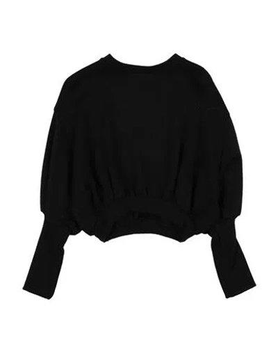 L:ú L:ú By Miss Grant Babies'  Toddler Girl Sweater Black Size 6 Viscose, Polyester, Polyamide