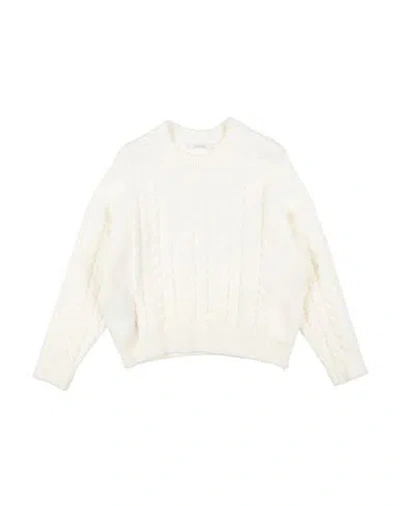 L:ú L:ú By Miss Grant Babies'  Toddler Girl Sweater Ivory Size 6 Polyurethane In White