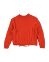 L:ú L:ú By Miss Grant Babies'  Toddler Girl Sweater Orange Size 6 Polyacrylic