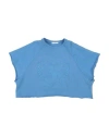 L:ú L:ú By Miss Grant Toddler Girl Sweatshirt Azure Size 6 Cotton In Blue