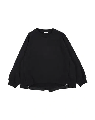 L:ú L:ú By Miss Grant Babies'  Toddler Girl Sweatshirt Black Size 6 Cotton