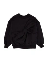 L:ú L:ú By Miss Grant Toddler Girl Sweatshirt Black Size 6 Cotton, Polyester In Black