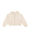 L:ú L:ú By Miss Grant Toddler Girl Sweatshirt Cream Size 6 Cotton, Polyester, Viscose, Polyamide In White