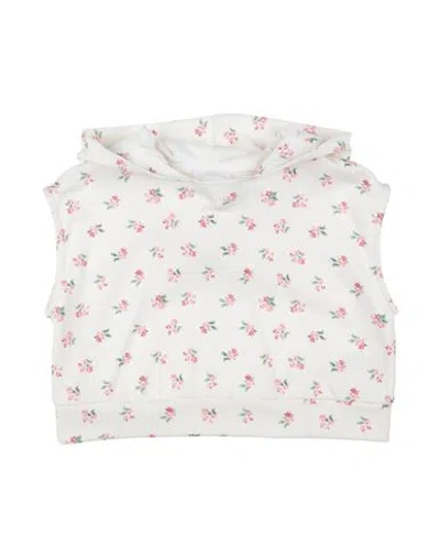 L:ú L:ú By Miss Grant Babies'  Toddler Girl Sweatshirt Ivory Size 6 Cotton In White