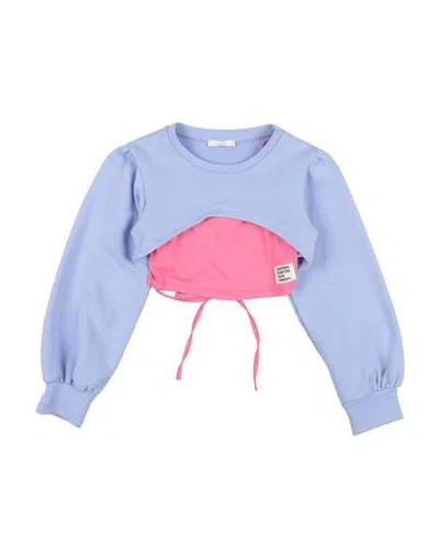 L:ú L:ú By Miss Grant Babies'  Toddler Girl Sweatshirt Lilac Size 6 Cotton In Purple