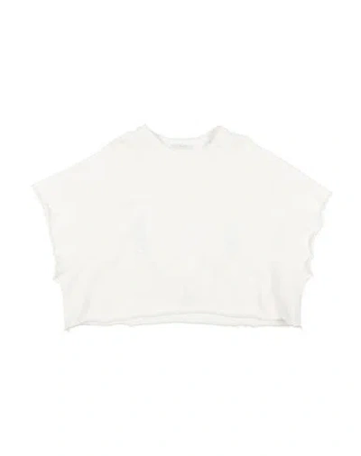 L:ú L:ú By Miss Grant Babies'  Toddler Girl Sweatshirt White Size 6 Cotton