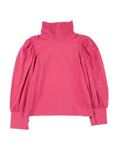 L:ú L:ú By Miss Grant Babies'  Toddler Girl T-shirt Fuchsia Size 6 Cotton, Elastane In Pink