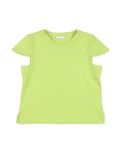 L:ú L:ú By Miss Grant Babies'  Toddler Girl T-shirt Lime Green Size 6 Cotton, Elastane